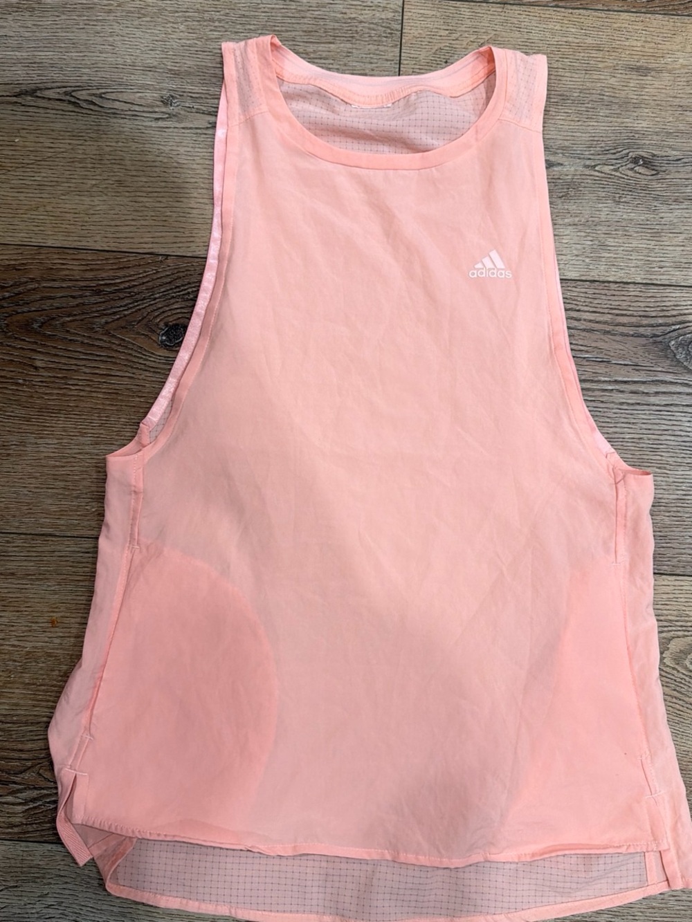 adidas Light Peach Sleeveless Training Tank